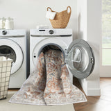 nourison astra machine washable asw12 gold multicolor rug