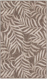 nourison garden oasis goa01 mocha rug
