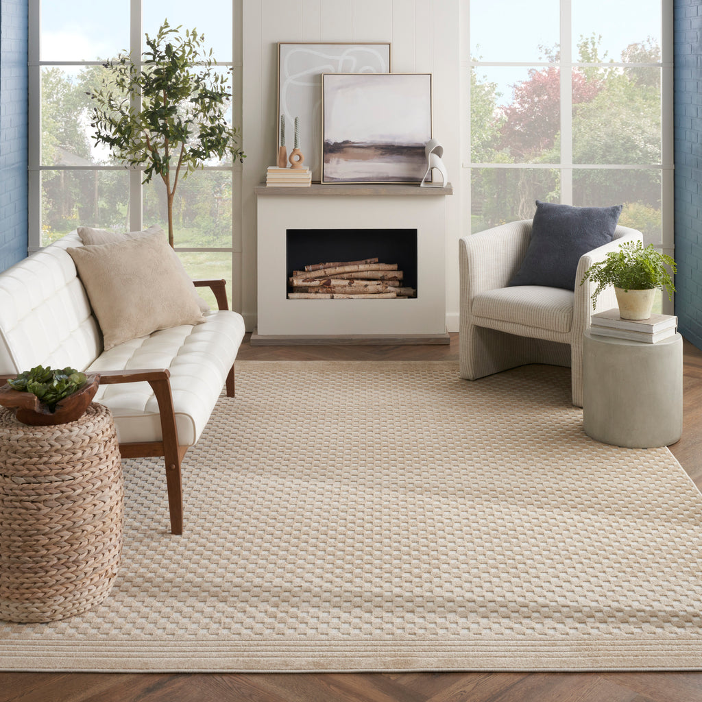 nourison care free caf02 taupe rug