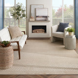 nourison care free caf02 taupe rug