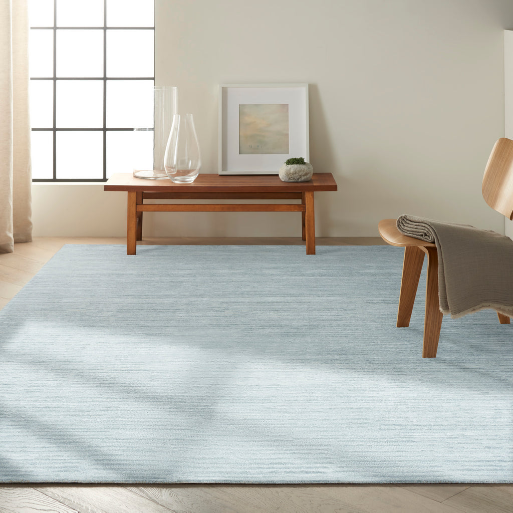 nourison ck010 linear lnr01 light blue rug