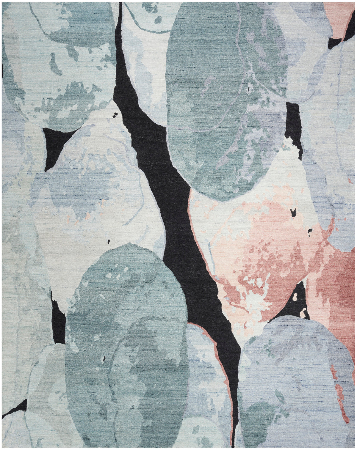 nourison silk shadows sha25 blue pink rug