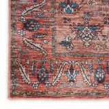 nourison grand washables grw03 rust multicolor rug