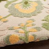 nourison aloha alh17 ivory green rug