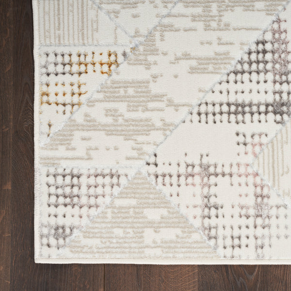 nourison glitz glz04 ivory multi rug
