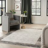 nourison desire dsr02 grey black rug