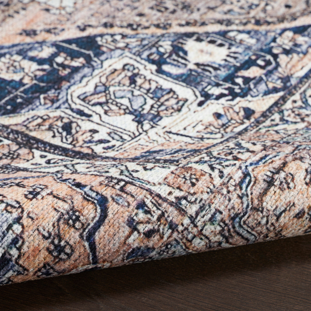 nourison grand washables grw05 ivory blue rug