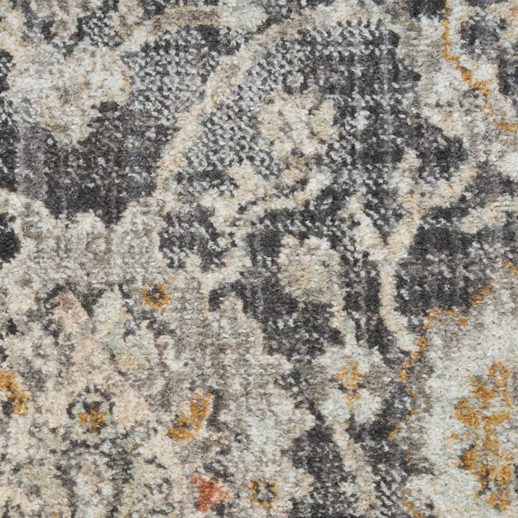 nourison oushak home ous01 charcoal rug