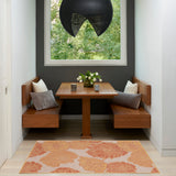 nourison garden oasis goa04 coral rug