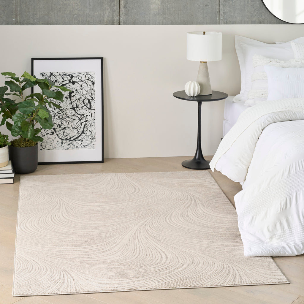 nourison central park west cep02 beige rug