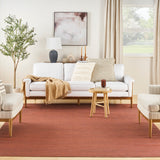nourison washable essentials wae01 brick rug