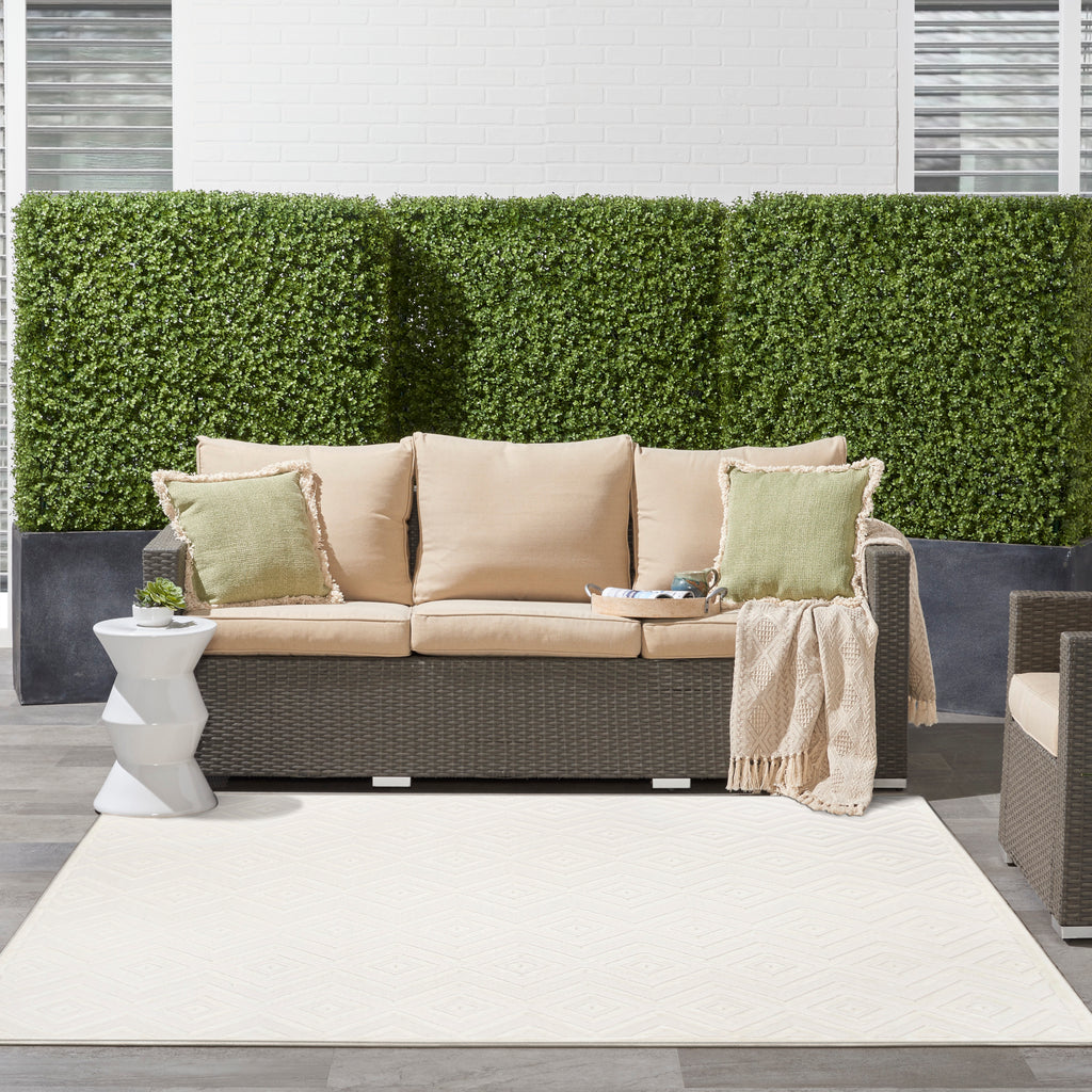 nourison versatile nrv01 ivory white rug
