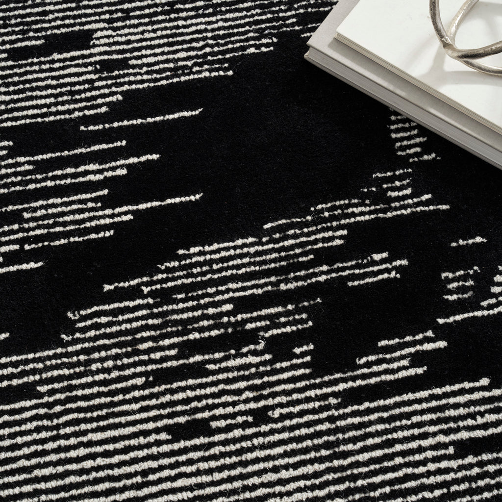 nourison ma30 star smr02 black ivory rug