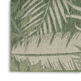 nourison garden oasis goa02 green ivory rug