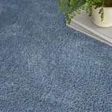 nourison dreamy shag drs05 light blue rug