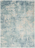 nourison astra machine washable asw07 blue ivory rug