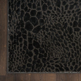 nourison desire dsr08 charcoal silver rug