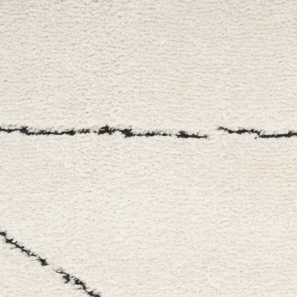 nourison modern comfort mnc02 ivory black rug