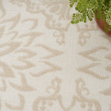 nourison jubilant jub06 ivory beige rug