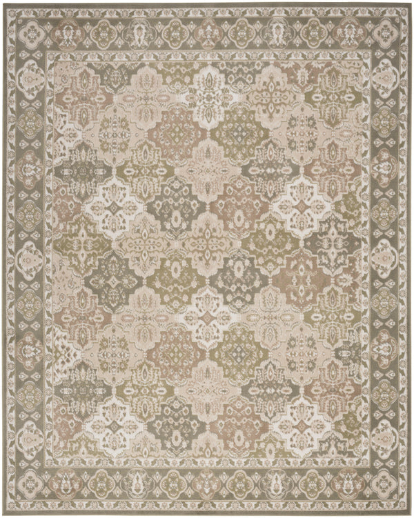nourison grafix grf31 green rug