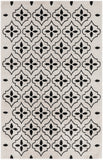 nourison nourison essentials nre04 ivory black rug