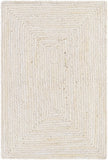 Hauteloom Pangnirtung PANGN Cream Woven/Flatwoven Jute Rug