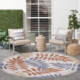 nourison aloha alh18 blue mocha rug