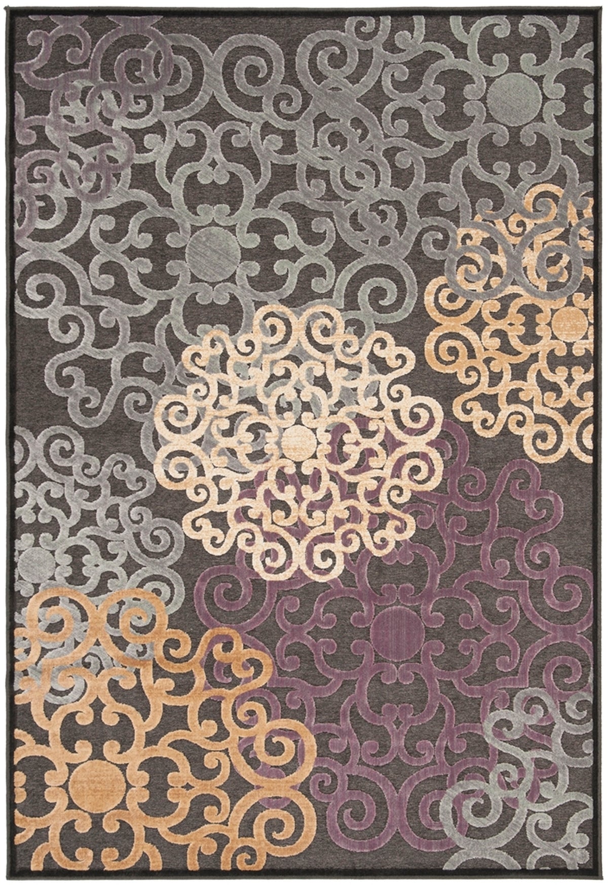 safavieh clearance paradise par102 330 charcoal rug