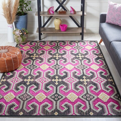safavieh clearance paradise par152 380 fuchsia rug