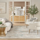 nourison glitz glz11 grey multicolor rug