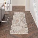 nourison brushstrokes bsk03 cream grey rug
