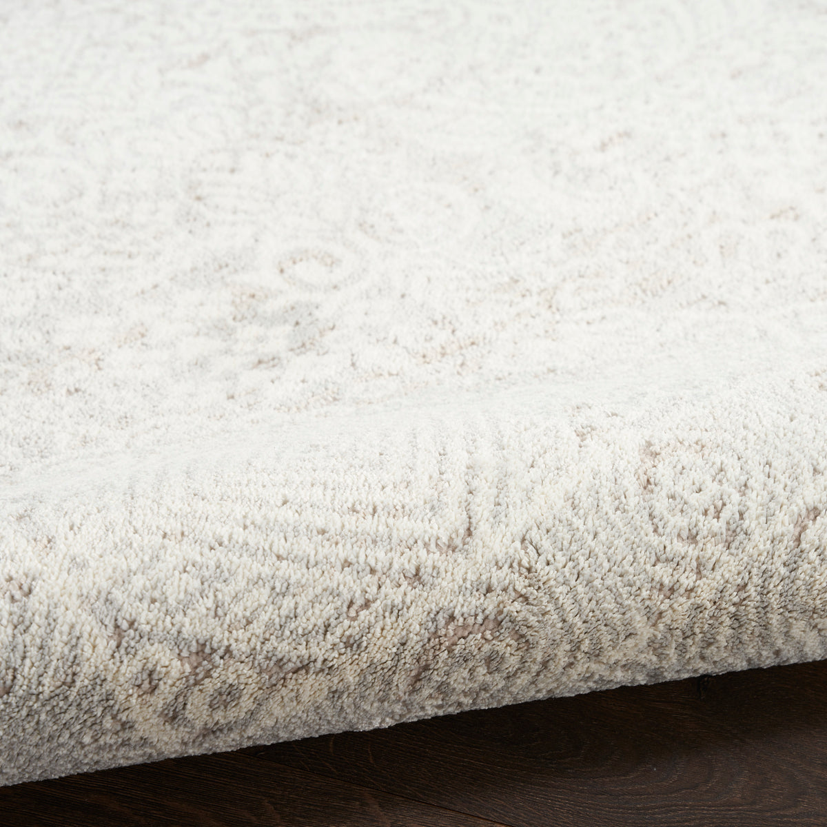 nourison eco cycle ecy01 silver ivory rug