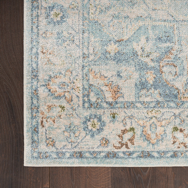 nourison astra machine washable asw12 light blue rug