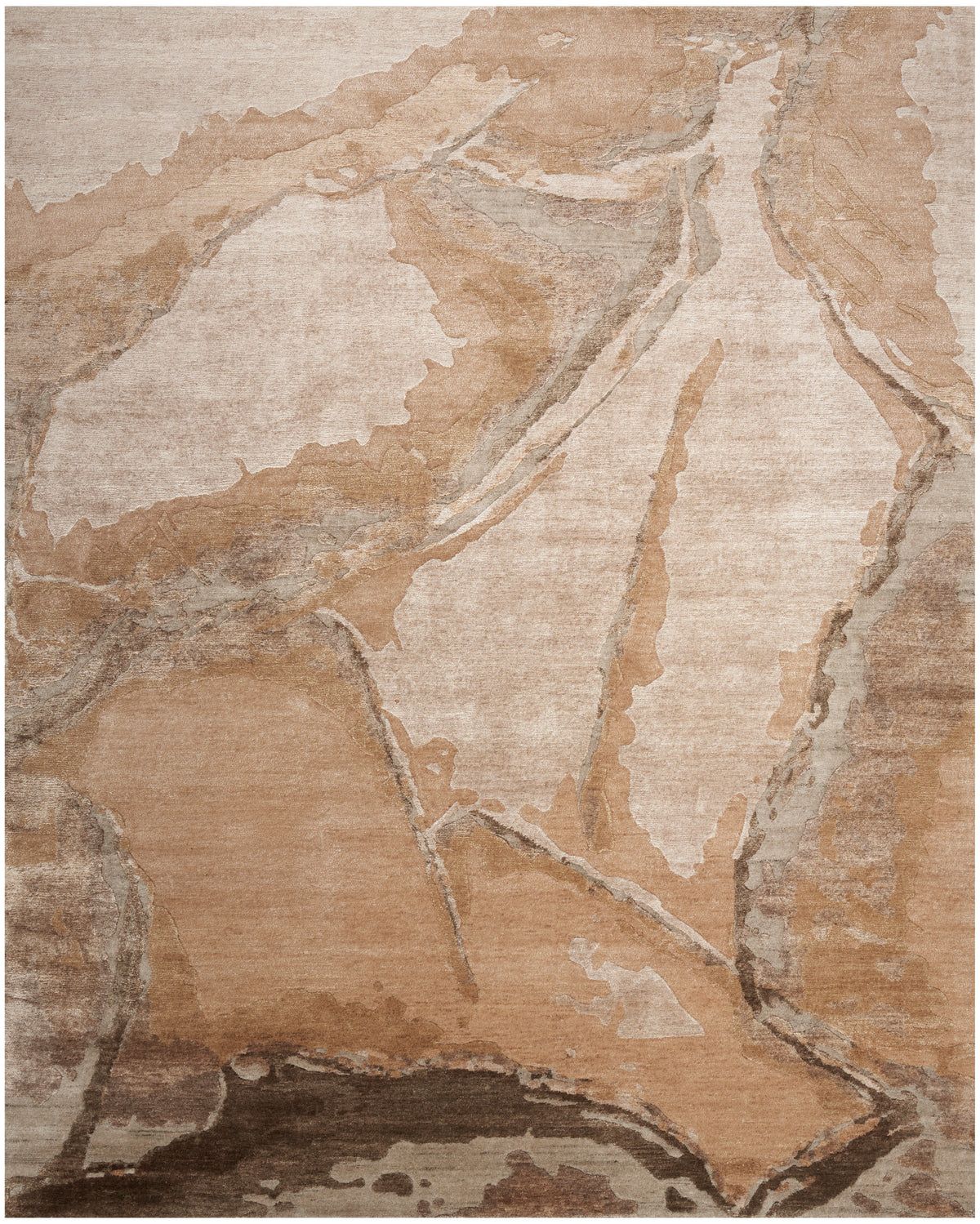 nourison silk shadows sha24 beige silver rug
