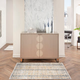 nourison abstract hues abh03 grey gold rug