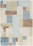nourison astra machine washable asw09 blue green multi rug