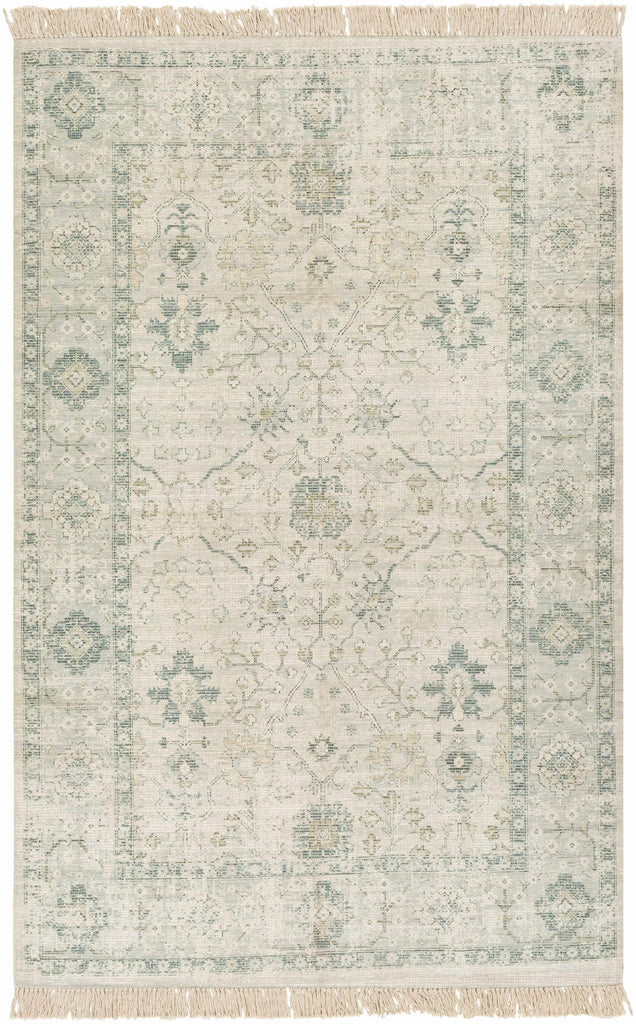 Hauteloom Penkridge PENK Sage Woven/Flatwoven Cotton Rug