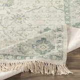 Hauteloom Penkridge PENK Sage Woven/Flatwoven Cotton Rug