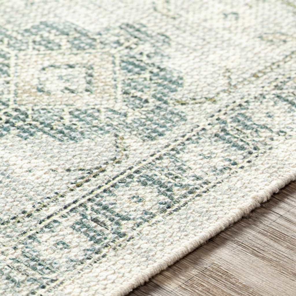 Hauteloom Penkridge PENK Sage Woven/Flatwoven Cotton Rug
