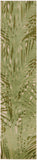 nourison aloha alh41 ivory green rug