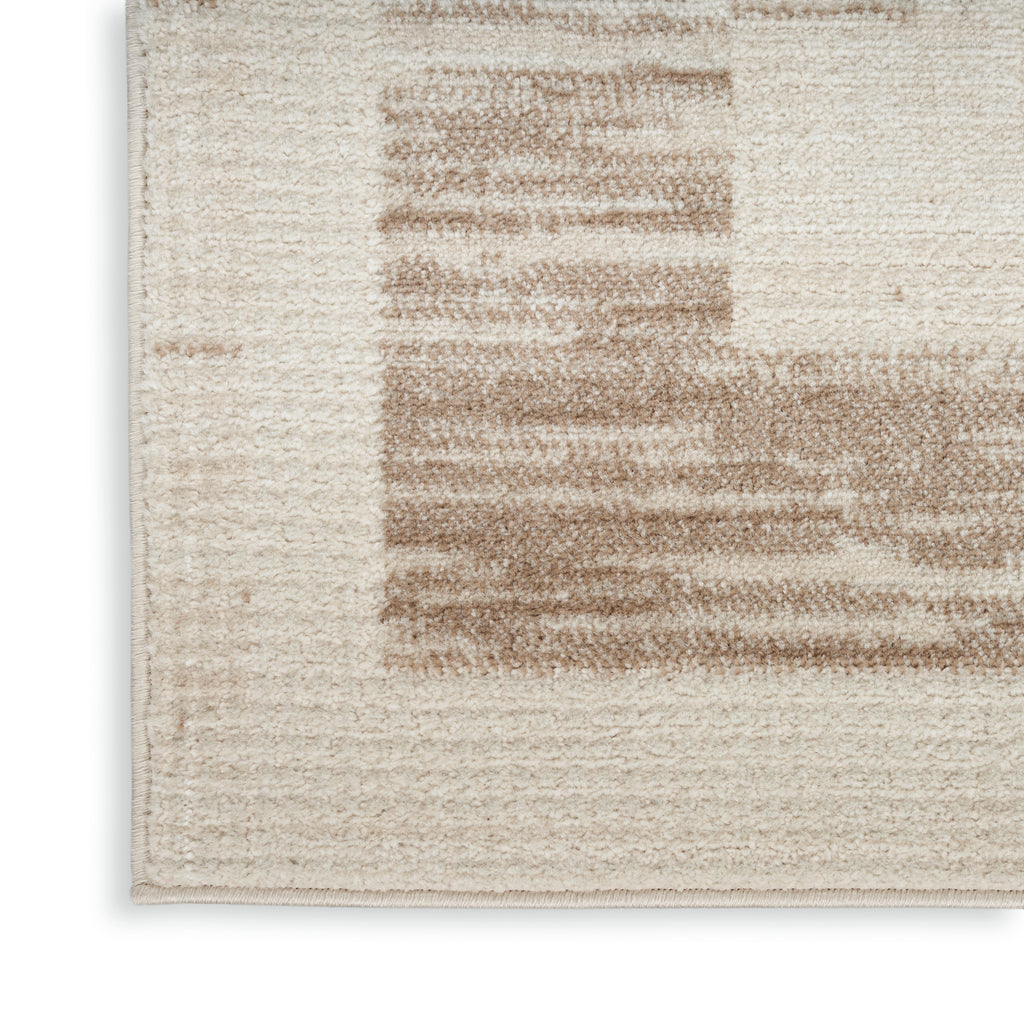 nourison serenity home srh07 mocha ivory rug
