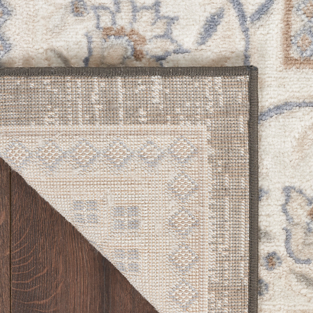 nourison serenity home srh02 ivory grey blue rug
