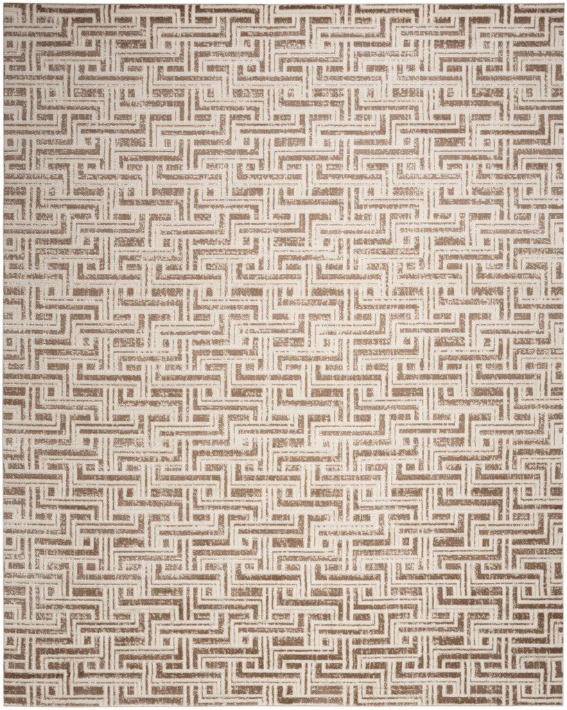 nourison serenity home srh04 mocha ivory rug