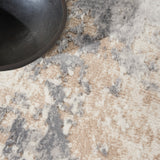 nourison ck005 enchanting ech07 ivory grey rug