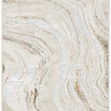 nourison glitz glz22 grey gold rug