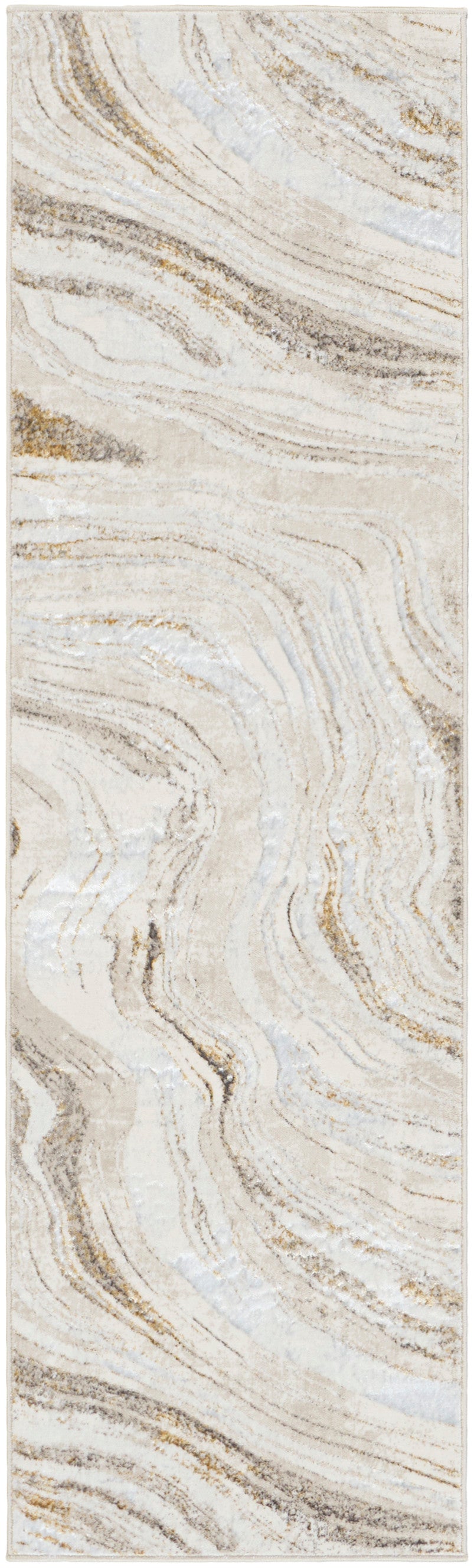 nourison glitz glz22 grey gold rug
