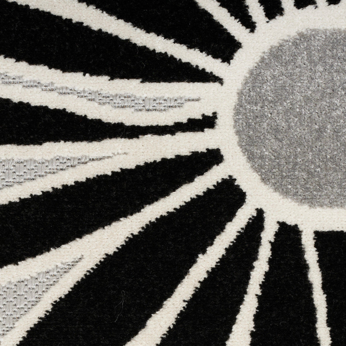 nourison aloha alh33 black white rug
