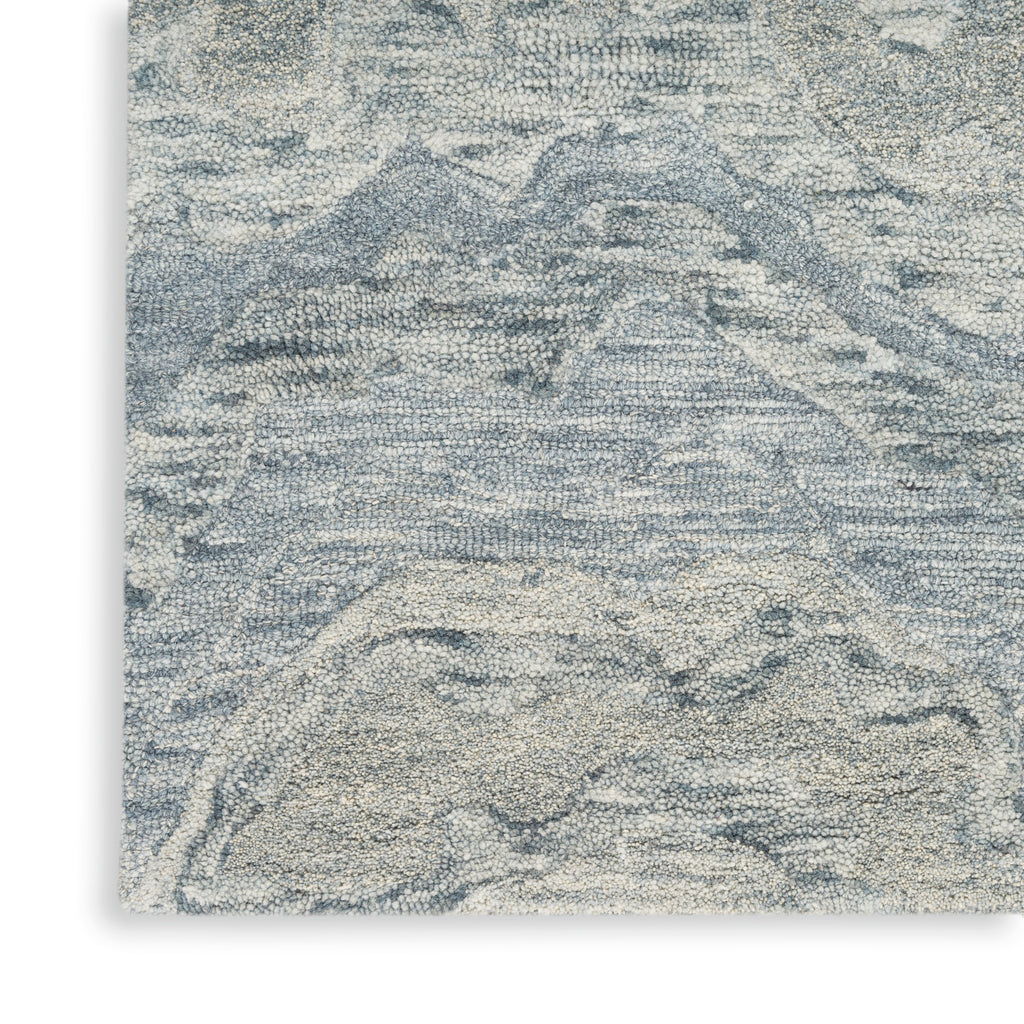 nourison graceful gru01 blue rug