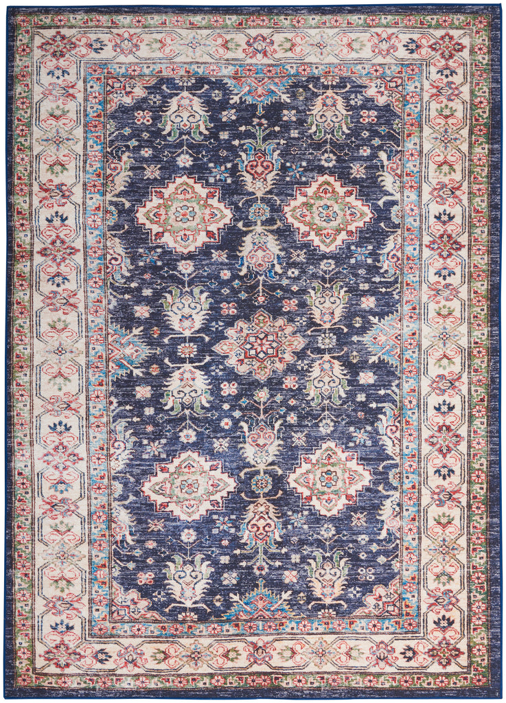 nourison fulton ful01 navy rug