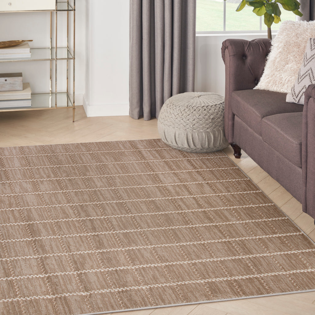 nourison serenity home srh05 mocha ivory rug